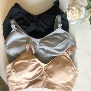 3 Kindred Bravely nursing bras size large busty
